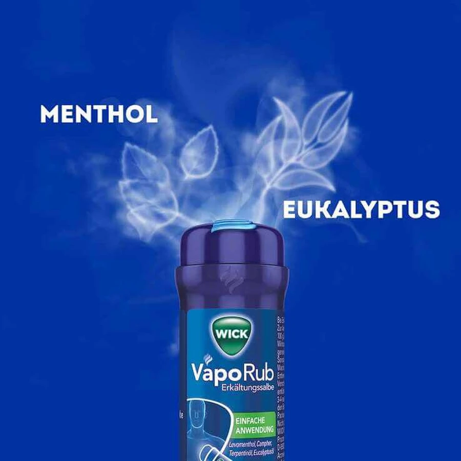WICK VapoRub verkoudheidszalf in een applicator, 2 x 35 g zalf