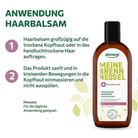 Baume capillaire à l'ortie « Alkmene My », 250 ml