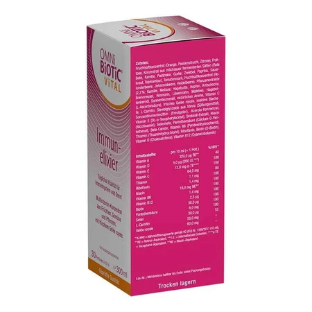 Omni Biotic Vital Immune Elixir, Liquid, 300 ml