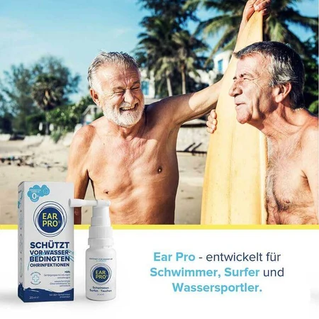 Ear Pro Ear Spray for Swimming, Diving, and Surfing, 20 ml Spray