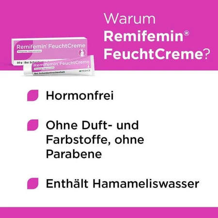 Crème hydratante Remifemin, 2 x 50 g de crème vaginale