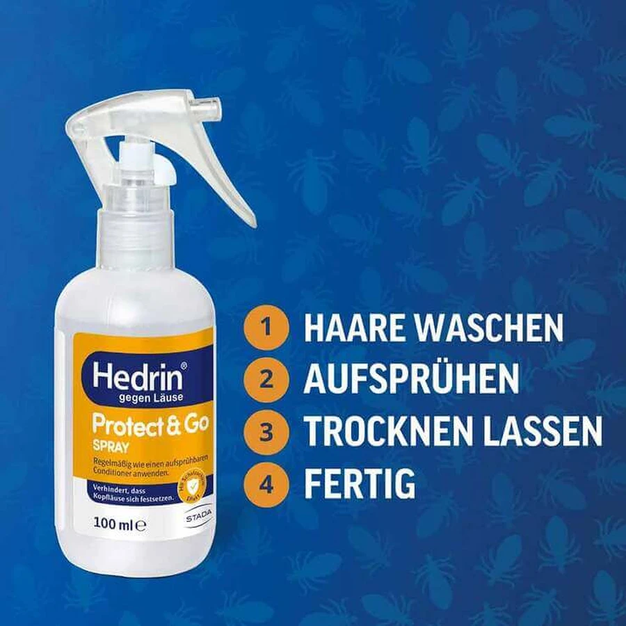 Hedrin Protect & Go Spray, vaporisateur de 100 ml