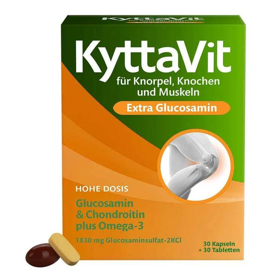 Kyttavit Extra Glucosamine Combo Pack, 2 x 30-count combo pack