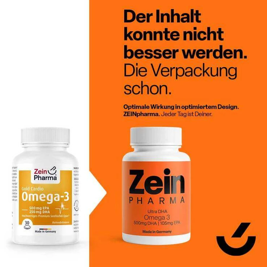 Cápsulas Omega-3 Ultra DHA de Zeinpharma, 120 cápsulas
