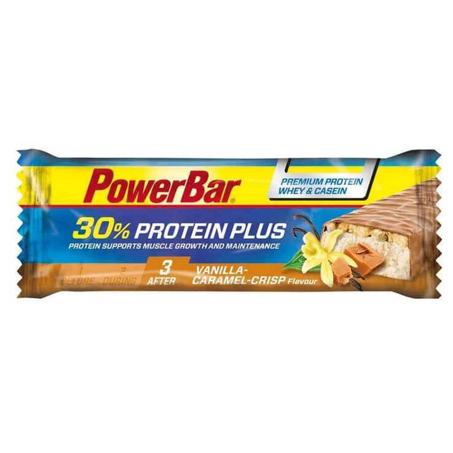 Powerbar Protein Plus 30% Vanille-Karamel-Crisp, 55 g (nettogewicht)