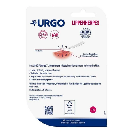 Urgo Lippenherpes flüssig, 3 ml Flüssigkeit
