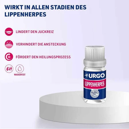Urgo Lippenherpes flüssig, 3 ml Flüssigkeit