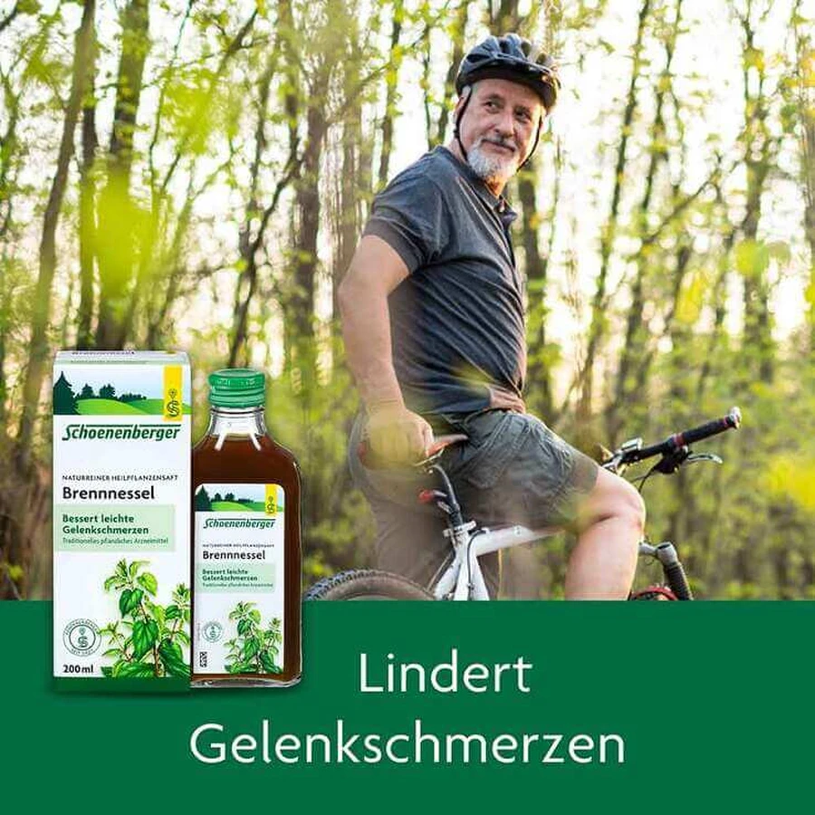Brennesselsaft Schoenenberger, 200 ml Saft
