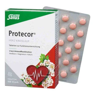 Protecor Cardiovascular-tabletten voor functionele ondersteuning van Salus, 50 omhulde tabletten