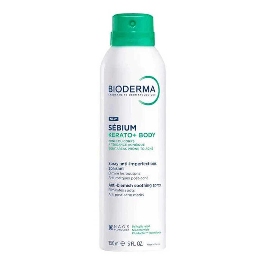 Bioderma Sebium Keratobody Spray, vaporisateur de 150 ml