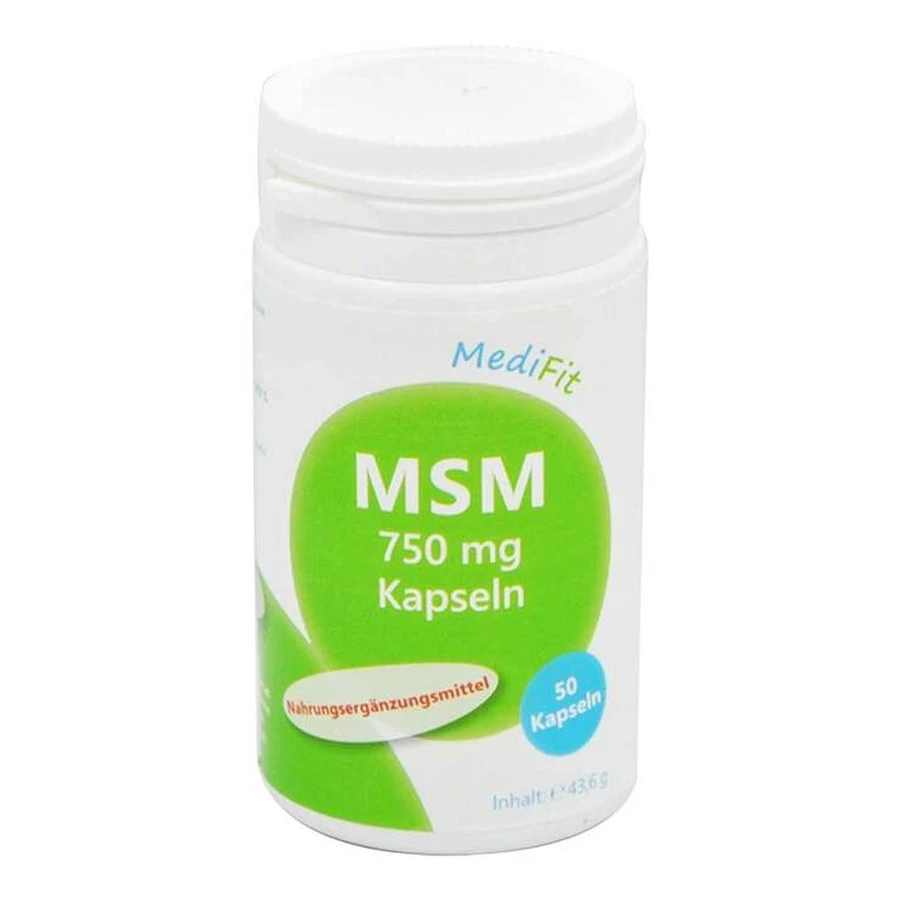 MSM 750 mg (méthylsulfonylméthane) – Gélules Medifit, 50 gélules