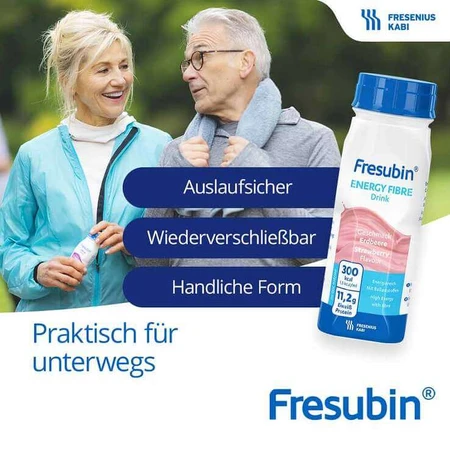 Fresubin Energy Fibre Drink, gemengd pakket met flessen, 6 x 4 x 200 ml oplossing
