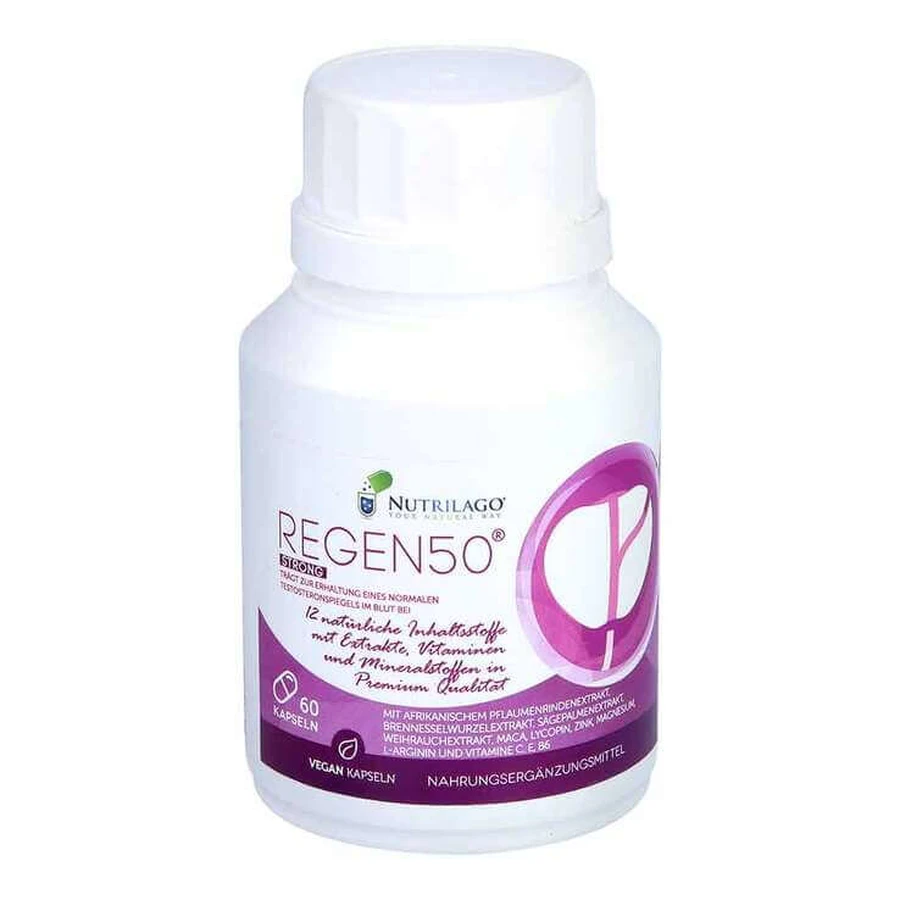 Nutrilago Regen50 Strong Capsules, 60 capsules