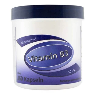 Vitamin B3 Niacinamid 50 mg Gerimed Kapseln, 360 St Kapseln