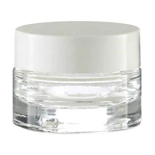 Clear glass jar, 30 ml
