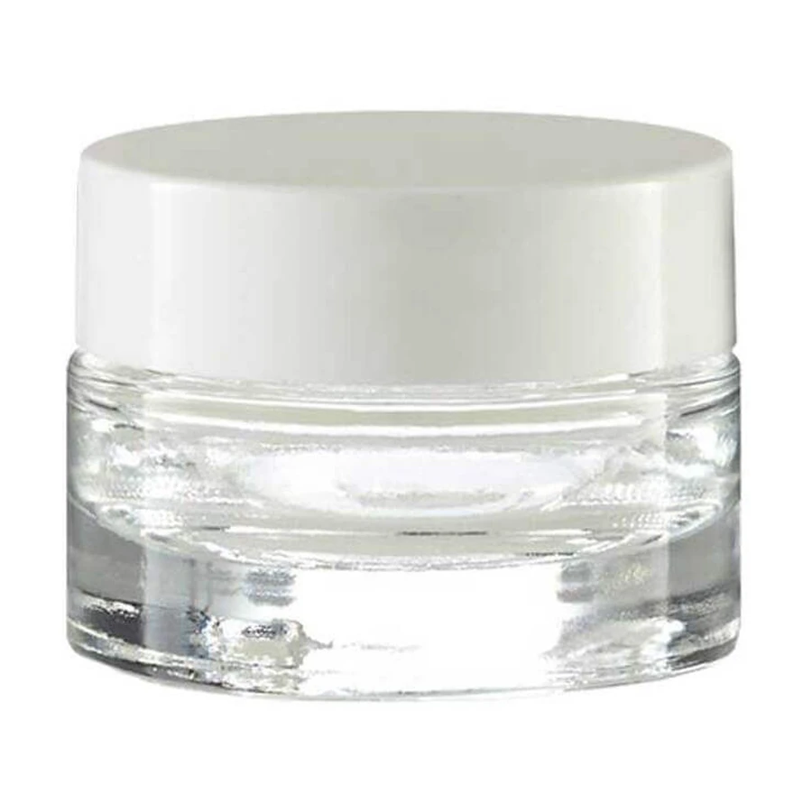 Clear glass jar, 30 ml