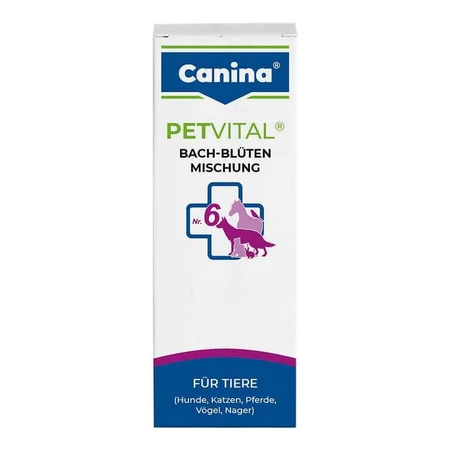 Petvital: Remedios florales de Bach n.º 6 en glóbulos para animales, 10 g de glóbulos