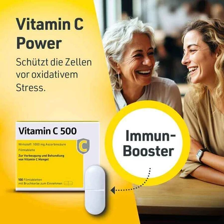 Vitamin C 500 Film-Coated Tablets, 20 Film-Coated Tablets