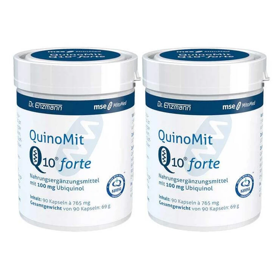 Quinomit Q10 forte Kapseln, 2x90 St Kapseln