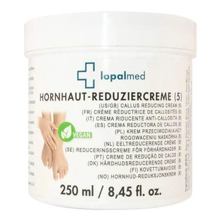 Lopalmed Callus-Reducing Cream with Urea, 250 ml cream
