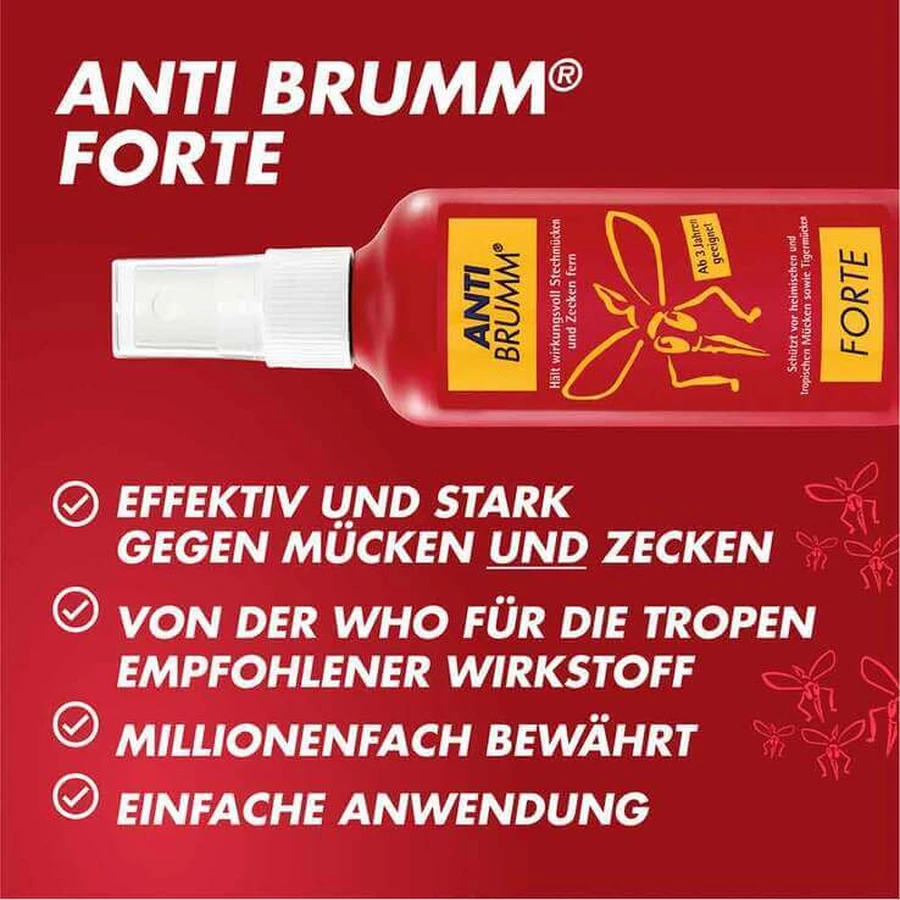 Anti Brumm Forte en spray con dosificador, 2 x 150 ml, agotado