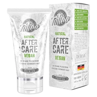 Crema para el cuidado de los tatuajes Believa, 50 ml de crema