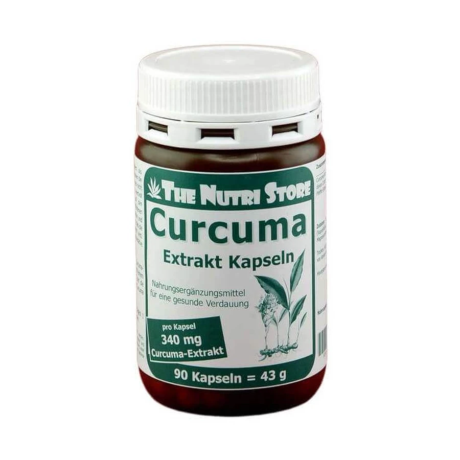 Capsule con estratto di curcuma da 340 mg, 90 capsule