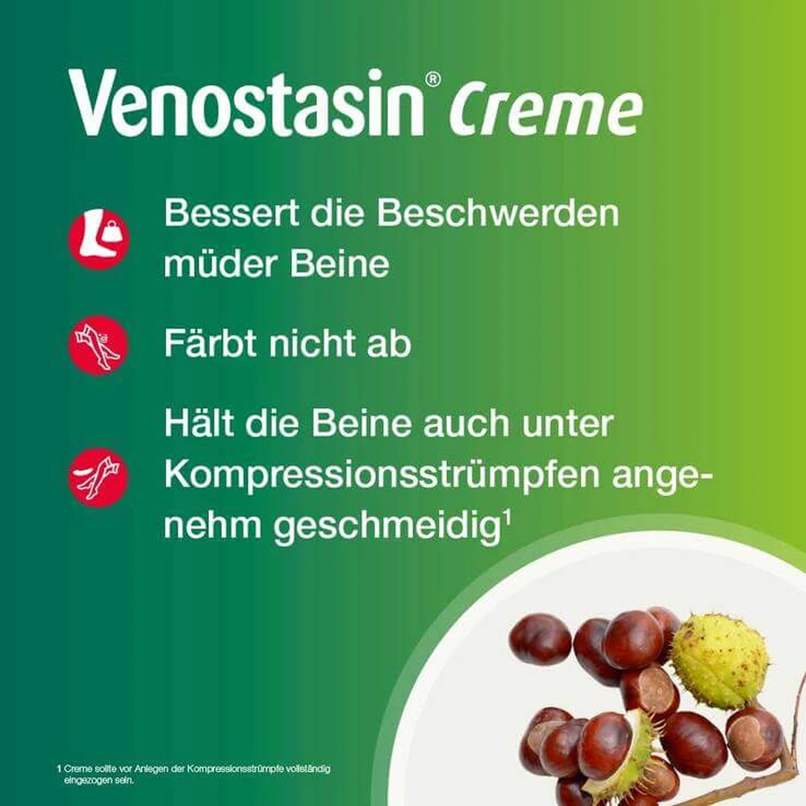 Venostasin® Creme bei müden Beinen, 50 g Creme