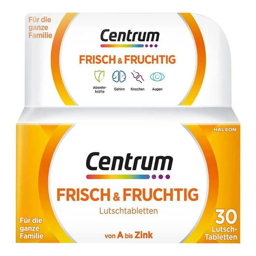 Pastillas Centrum Fresh & Fruity, 2 x 60 pastillas