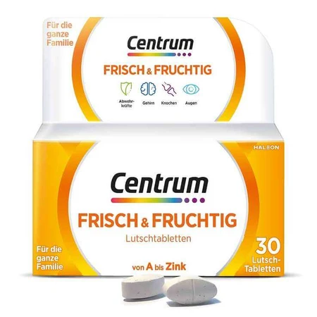 Pastillas Centrum Fresh & Fruity, 2 x 60 pastillas