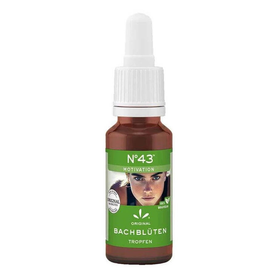 Bachblüten Nr. 43 Tropfen, 20 ml Tropfen zum Einnehmen