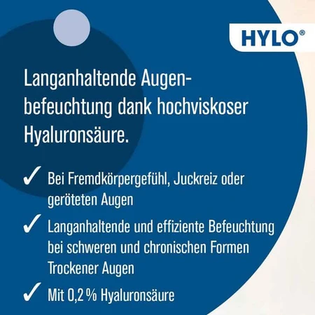 HYLO GEL Augentropfen, 2X10 ml Augentropfen