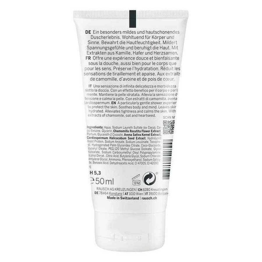 Rausch Sensitive Shower Gel with Chamomile, 200 ml Shower Gel