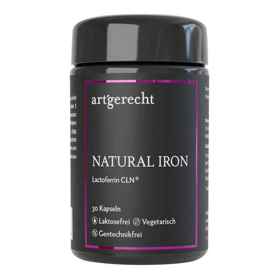 Natural Iron Enteric-Coated Capsules, 30 Enteric-Coated Capsules