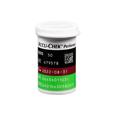 Accu-Chek Performa Test Strips for Blood Glucose Meter, 2 packs of 50, Roche