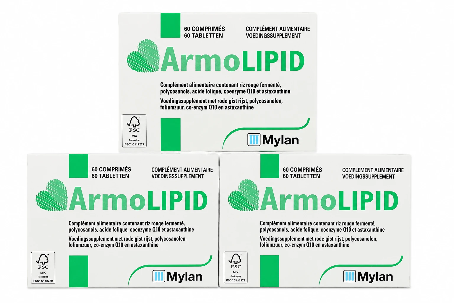 ArmoLipid, 3x60 tablets, Mylan