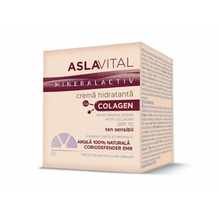 Crema Hidratante Colágeno SPF 10 Mineralactiv, 50 ml, AslaVital