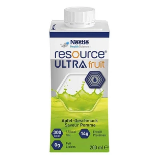 Resource Ultra Fruit Apfel flüssig, 6X4X200 ml Flüssigkeit
