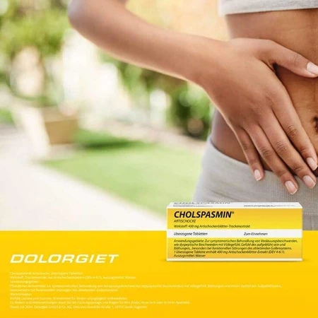 Cholspasmin Artischocke überzogene Tabletten, 50 St Überzogene Tabletten