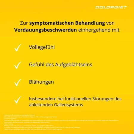 Cholspasmin Artischocke überzogene Tabletten, 50 St Überzogene Tabletten