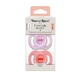 UltraLight orthodontische fopspenen, roze/paars, 0–6 maanden, set van 2, Tommee Tippee