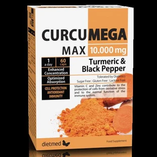 Curcumega Max, 10.000 mg, 60 capsules, Dietmed