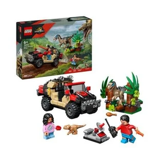 Off-Road Escape from a Velociraptor, Ages 6+, 76972, 285 pieces, LEGO Jurassic World