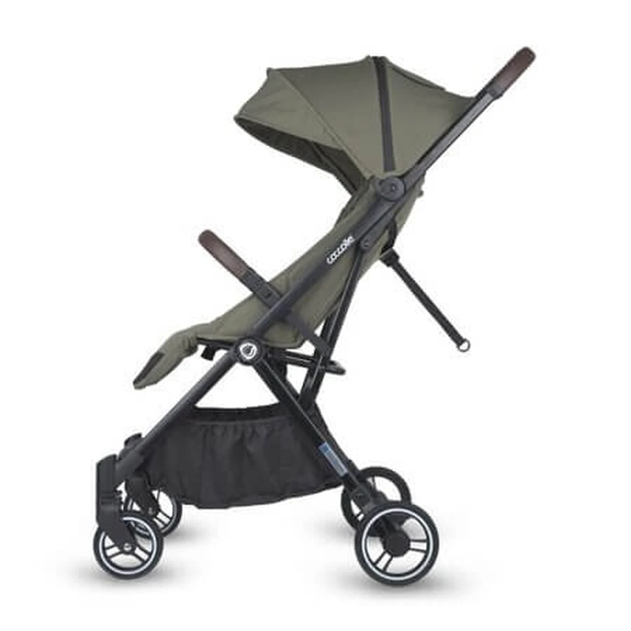 Melia, Sage Shadow, and Coccolle Automatic-Folding Sports Strollers