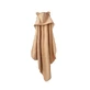 Badehandtuch mit Kapuze, 100 x 100 cm, Braun Teddy, Twindeco