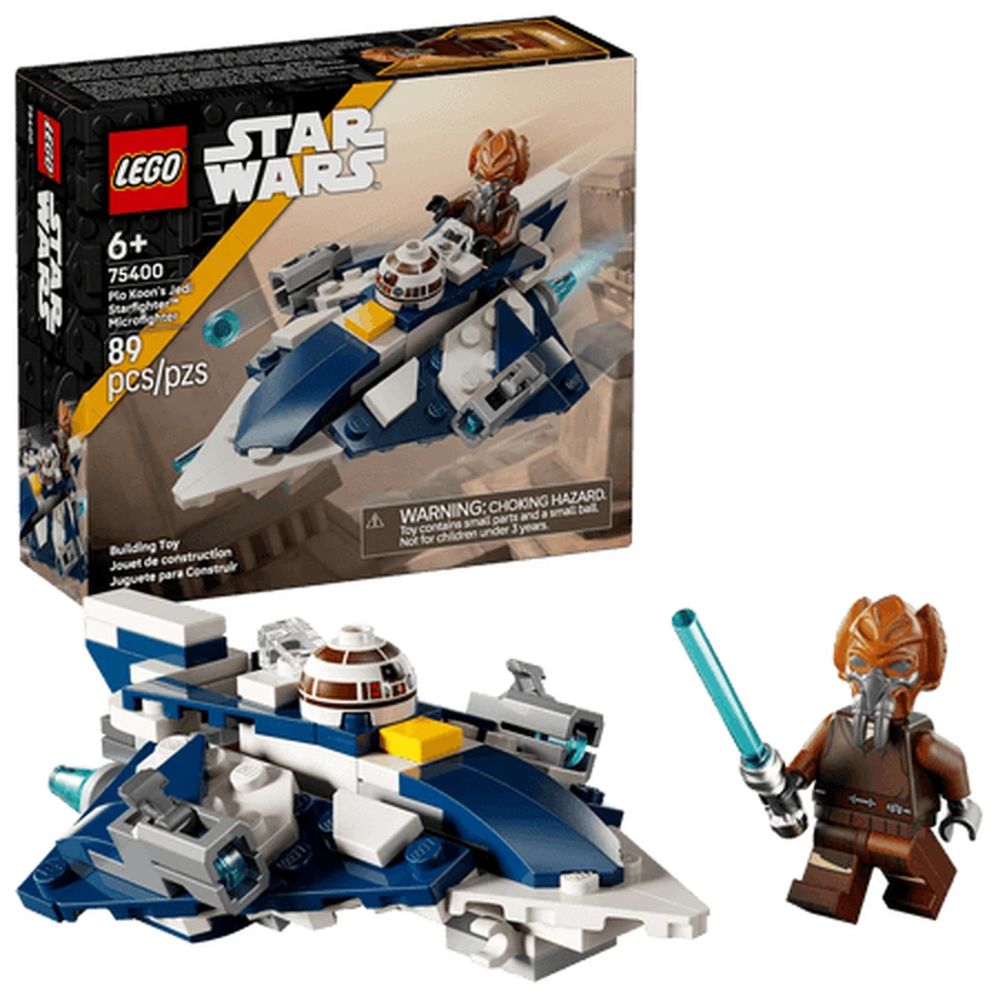 Plo Koon's Jedi Starfighter, Star Wars, ages 6+, 75400, 89 pieces, Lego