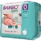 Windeln für Frühchen, Größe 0, 1–3 kg, 24er-Pack, Bambo Nature