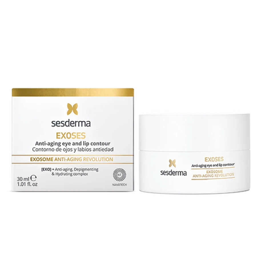 Anti-Aging Eye and Lip Contour Cream with Exoses Exosomes, 30 ml, Sesderma