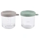 Set van 2 glazen potjes, saliegroen/gazelle, 2 x 250 ml, Beaba