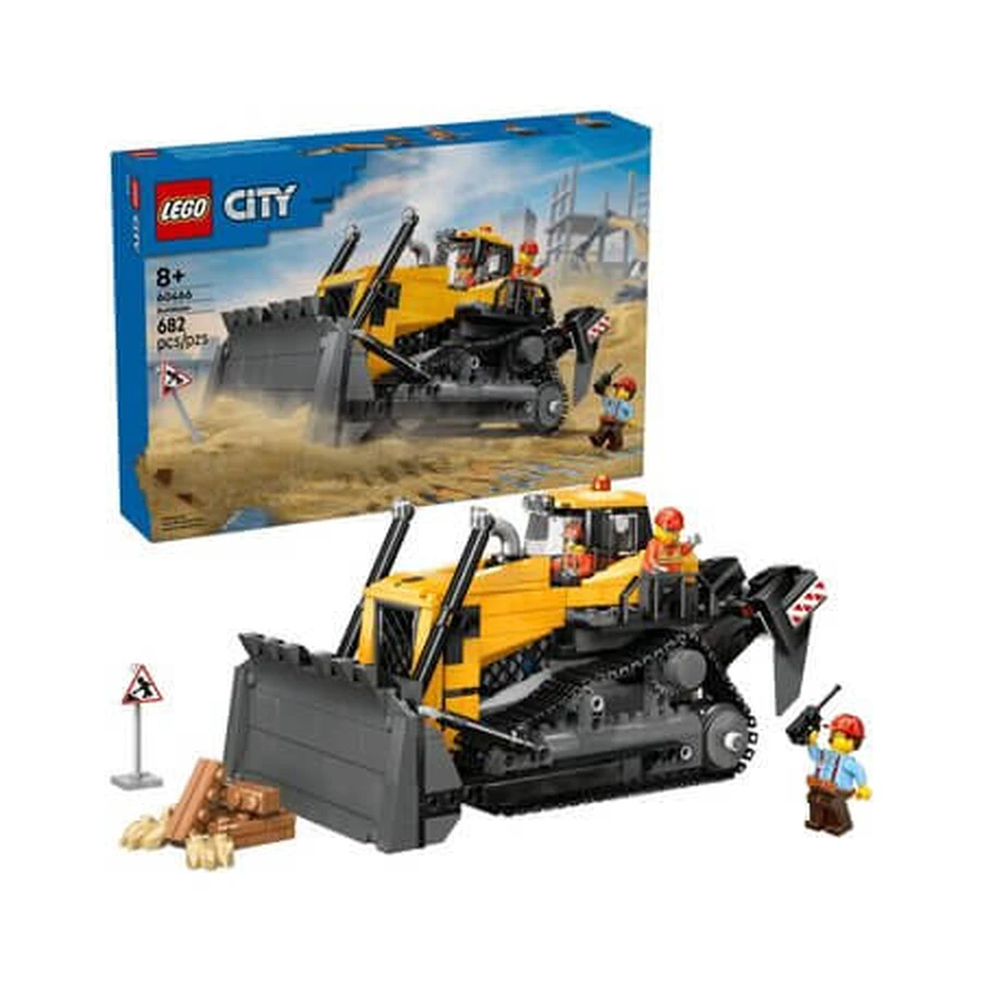 Gele bulldozer, vanaf 8 jaar, 60466, 682 onderdelen, Lego City